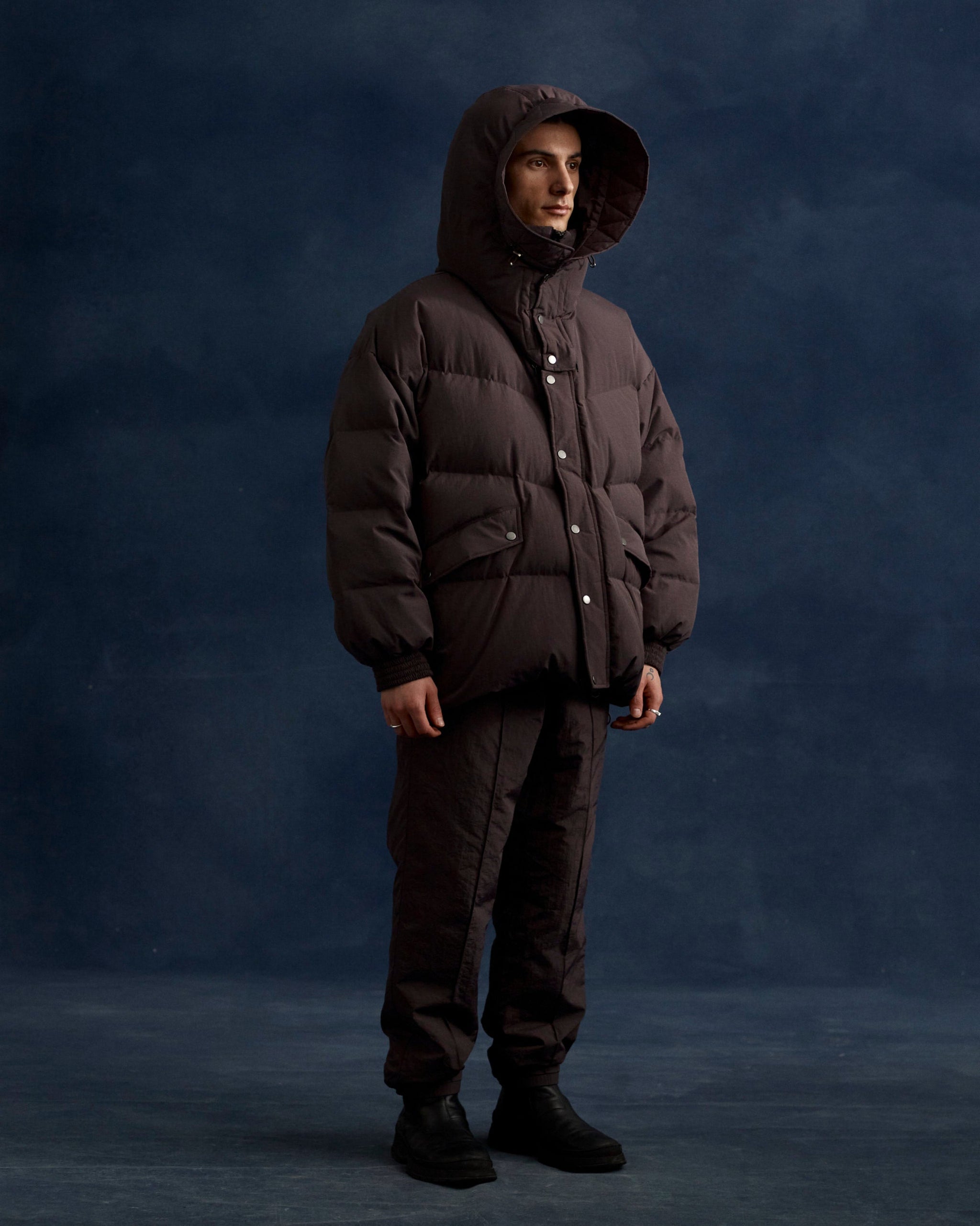 Barents Down Parka Chocolate – HGBB STUDIO
