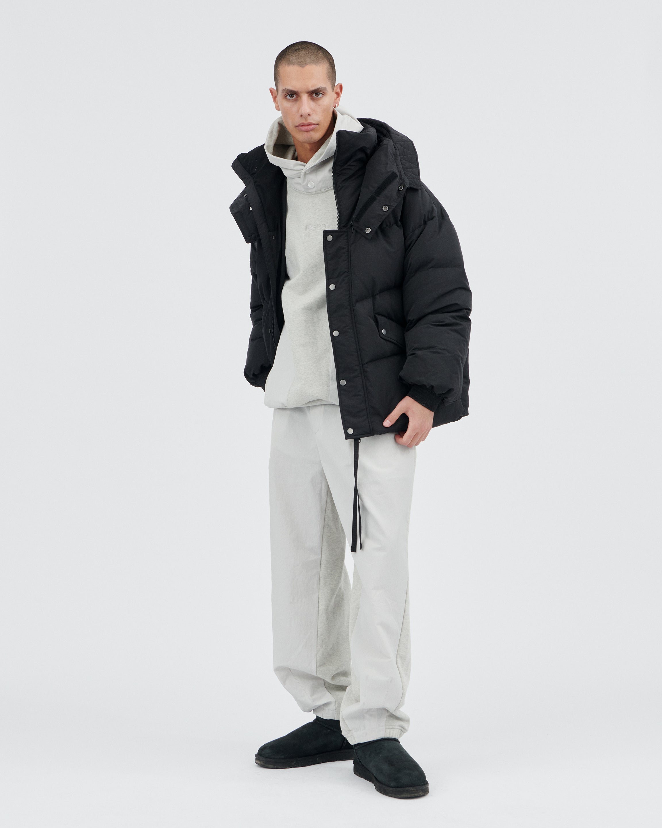 Barents Down Parka Jet Black – HGBB STUDIO